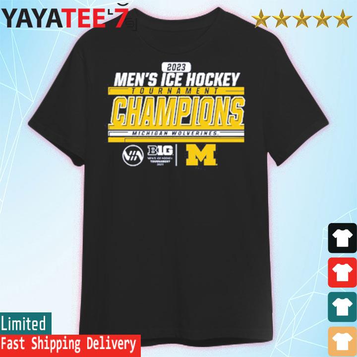 University of Michigan Hockey 2023 Big Ten Tournament Champions Locker Room shirt