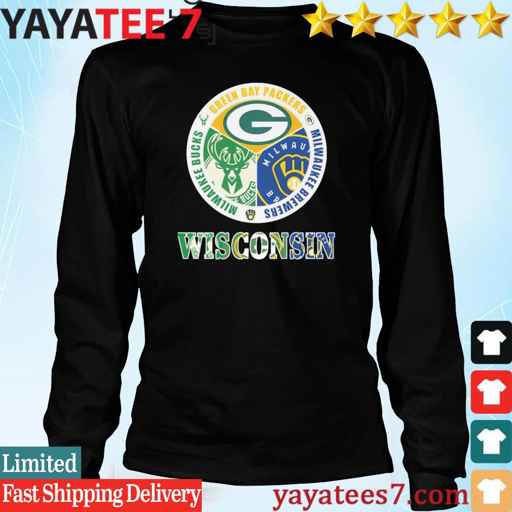 Green Bay Packers and Milwaukee Brewers all American Dad shirt, hoodie,  sweater, long sleeve and tank top