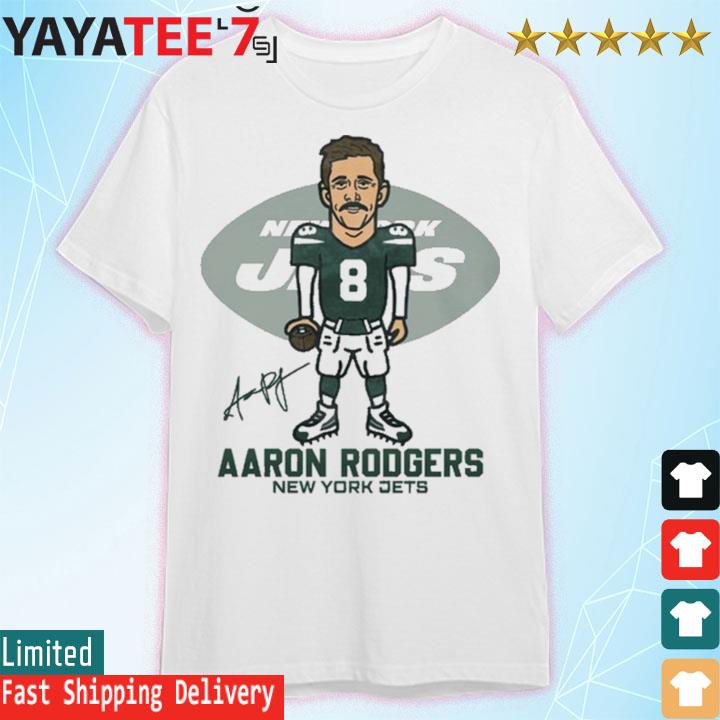 8 Aaron Rodgers New York Jets signature shirt, hoodie, sweater