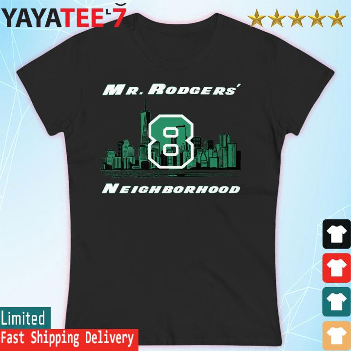 Aaron Rodgers #8 New York Football Cotton T-Shirt Jersey Men's