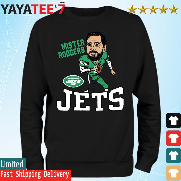 Mister Rodgers Jets Aaron Rodgers New York Jets Caricature Shirt