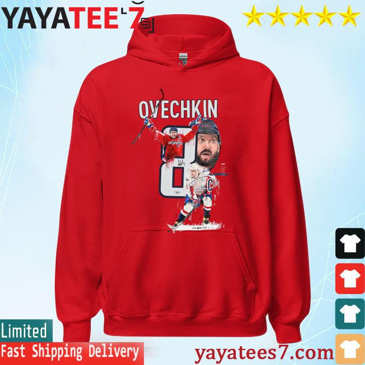 Alexander Ovechkin 8 Washington Capitals Autographed Signature 2023 Shirt,  hoodie, sweater, long sleeve and tank top