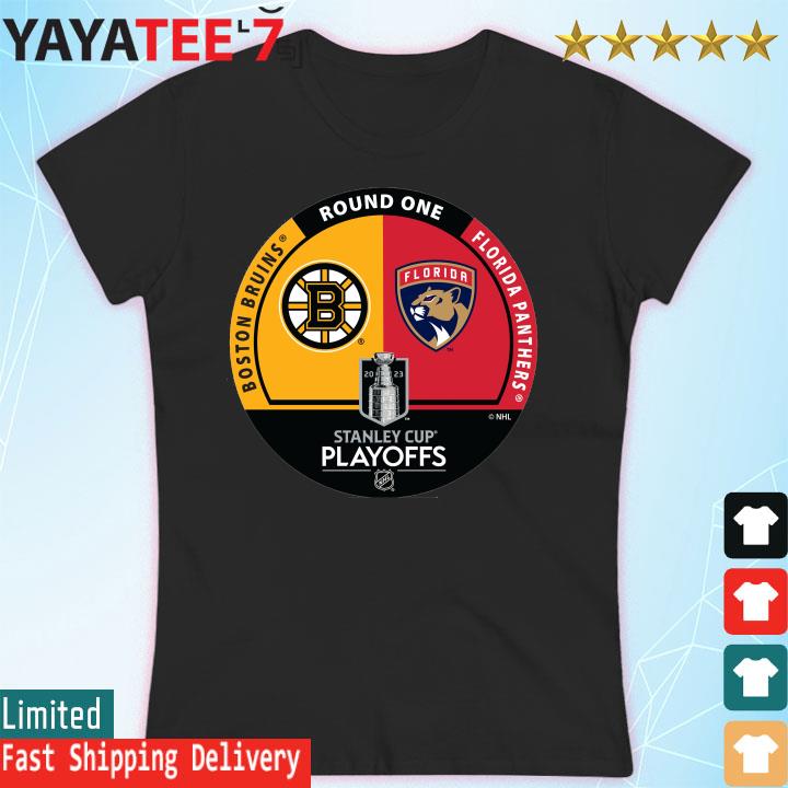 Boston Bruins round one Florida Panthers 2023 NHL playoffs matchup shirt,  hoodie, sweater, long sleeve and tank top