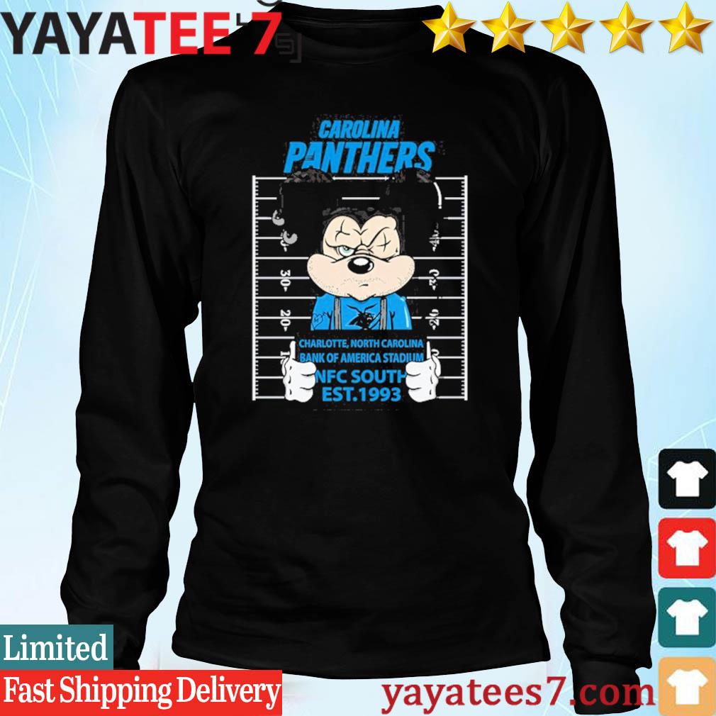 Carolina Panthers Mickey Mouse Charlotte North Carolina Bank Of America  Stadium Nfc South Est 1993 Shirt, hoodie, sweater, long sleeve and tank top