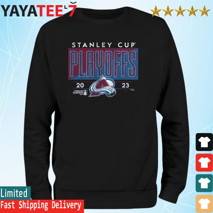 Colorado Avalanche Stanley Cup Playoffs 2023 T Shirt Navy - Teebreat