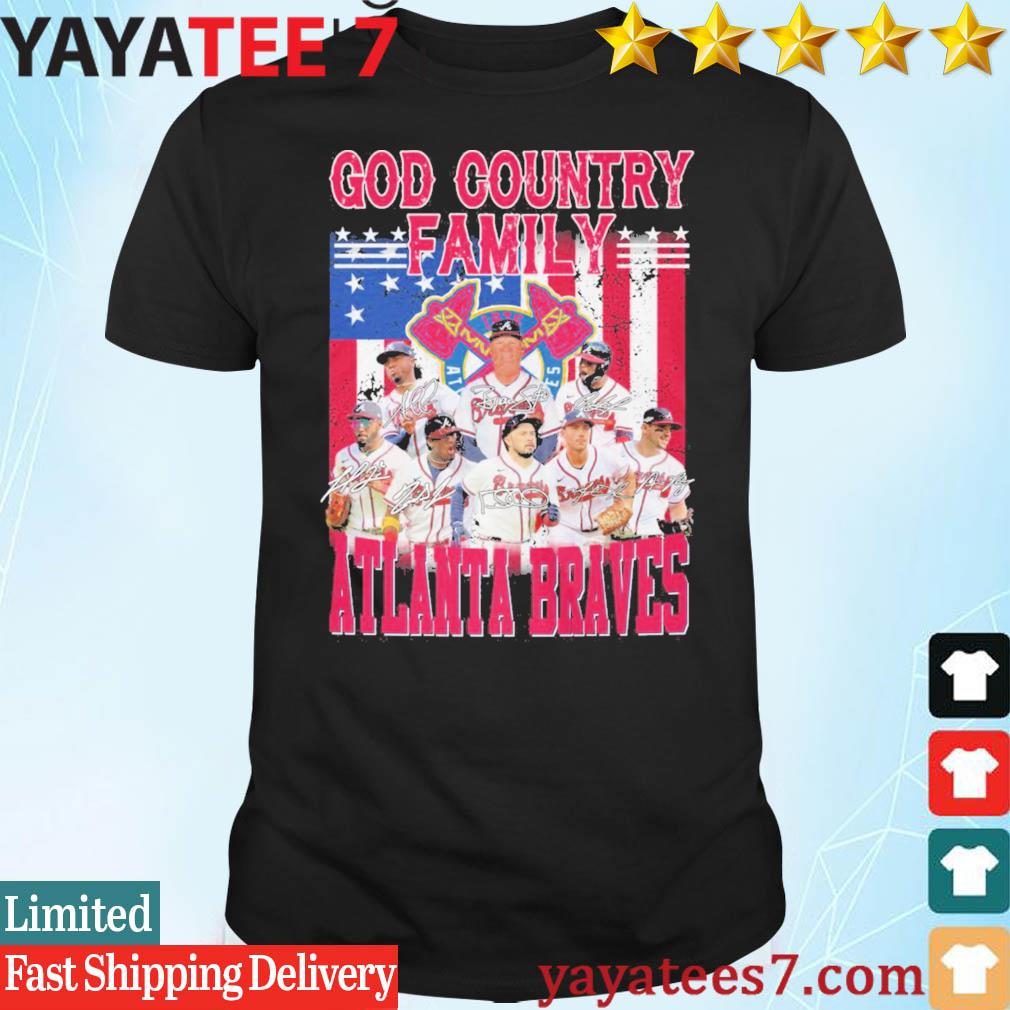 God family country Atlanta Braves t-shirt, hoodie, sweater, long