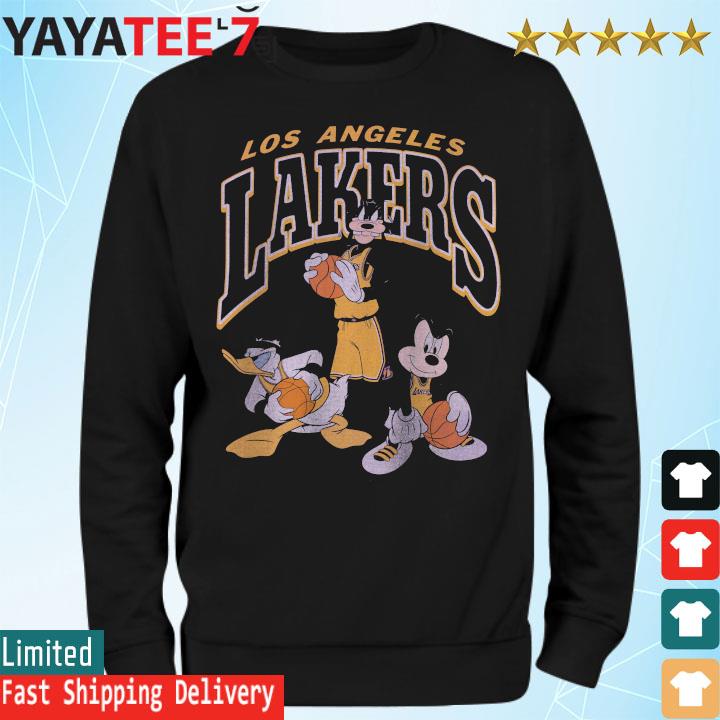 Official Los Angeles Lakers Junk Food Mickey Squad Qb Shirt, hoodie,  sweater, long sleeve and tank top