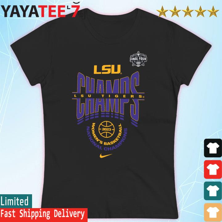 LSU Tigers 2023 NCAA Women's Basketball National Champions Black