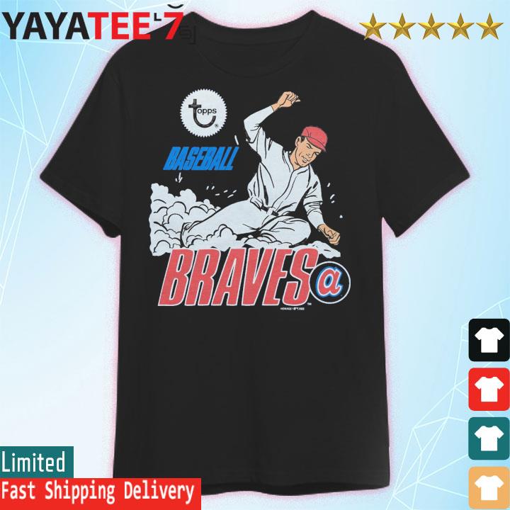 Official mlb x topps atlanta braves baseball T-shirt, hoodie, tank