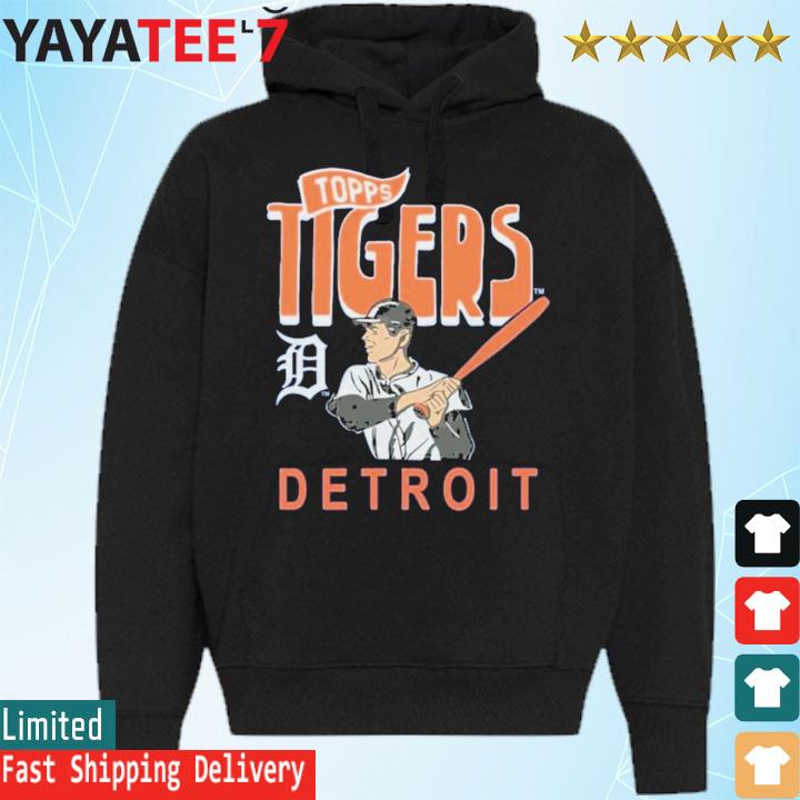 MLB x Topps Detroit Tigers t-shirt, hoodie, longsleeve, sweatshirt, v-neck  tee