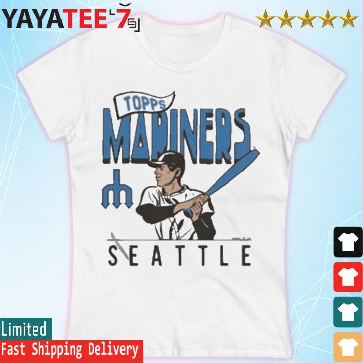 Official mlb x topps Seattle mariners T-shirt, hoodie, sweater, long sleeve  and tank top