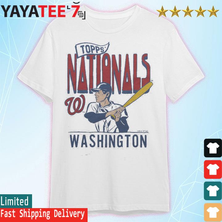 Mlb x topps Washington nationals T-shirt, hoodie, sweater, long sleeve and  tank top