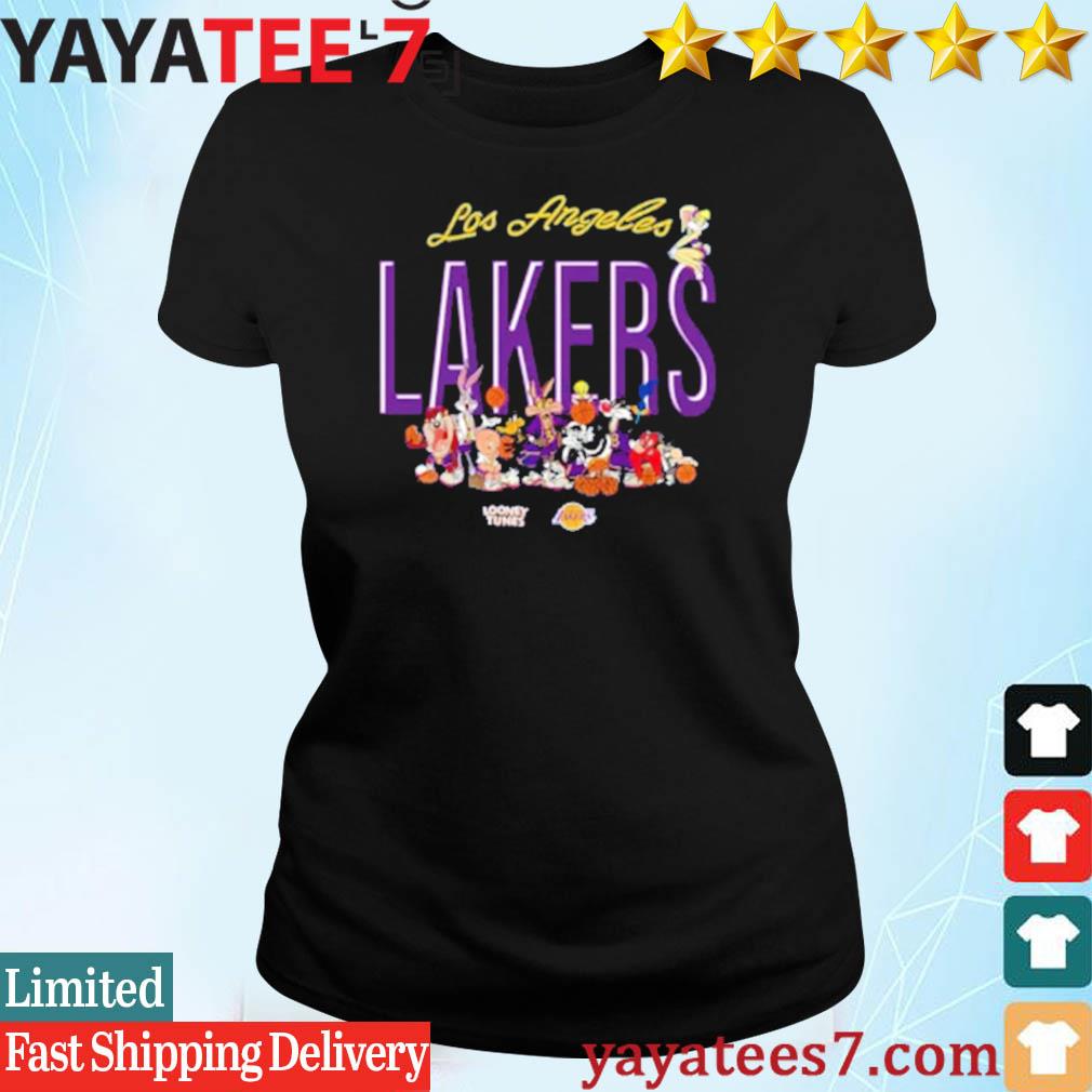 NBA Store Los Angeles Lakers Looney Tunes All Character Graphic T-Shirt,  hoodie, sweater, long sleeve and tank top