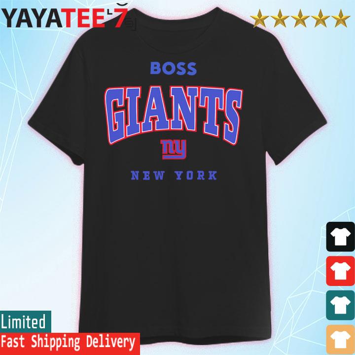 Men's BOSS X NFL White New York Giants Huddle T-Shirt