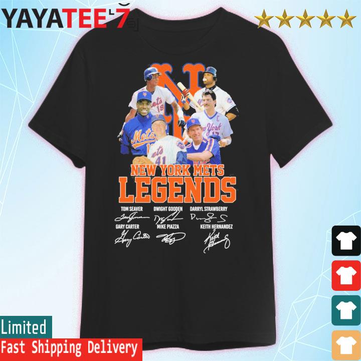 Official new York Mets Legends Tom Seaver Dwight Gooden Darryl Strawberry  signatures shirt, hoodie, sweater, long sleeve and tank top