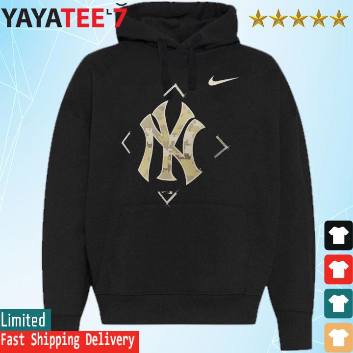 New York Yankees Camo Logo Shirt - High-Quality Printed Brand