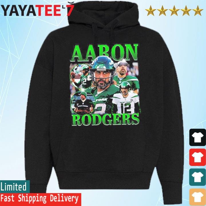 Nfl Aaron Rodgers Classic 90s Graphic Tee New York Jets Shirt