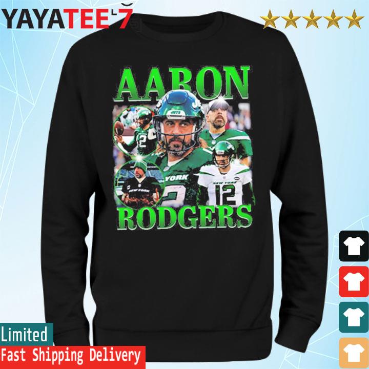 Nfl Aaron Rodgers Classic 90s Graphic Tee New York Jets Shirt