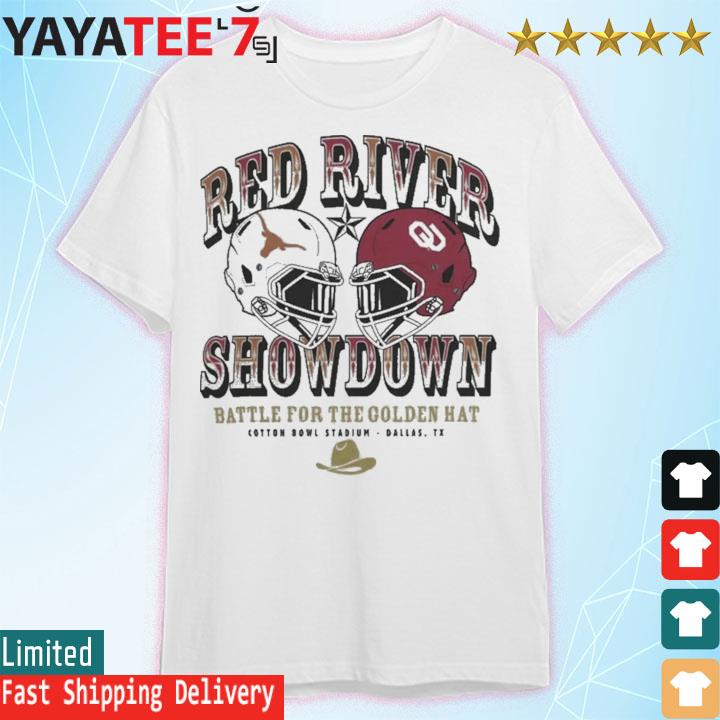 Official NFL Shop Texas Longhorns Vs. Oklahoma Sooners Champion 2022 Red  River Showdown shirt, hoodie, sweater, long sleeve and tank top