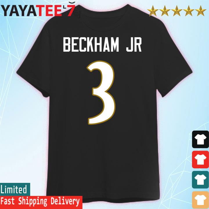 Odell Beckham Jr 3 Baltimore Ravens Shirt - Shibtee Clothing