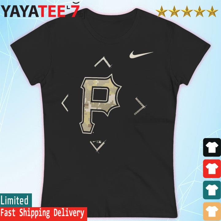 Pittsburgh Pirates Nike Camo Logo 2023 T-shirt,Sweater, Hoodie, And Long  Sleeved, Ladies, Tank Top