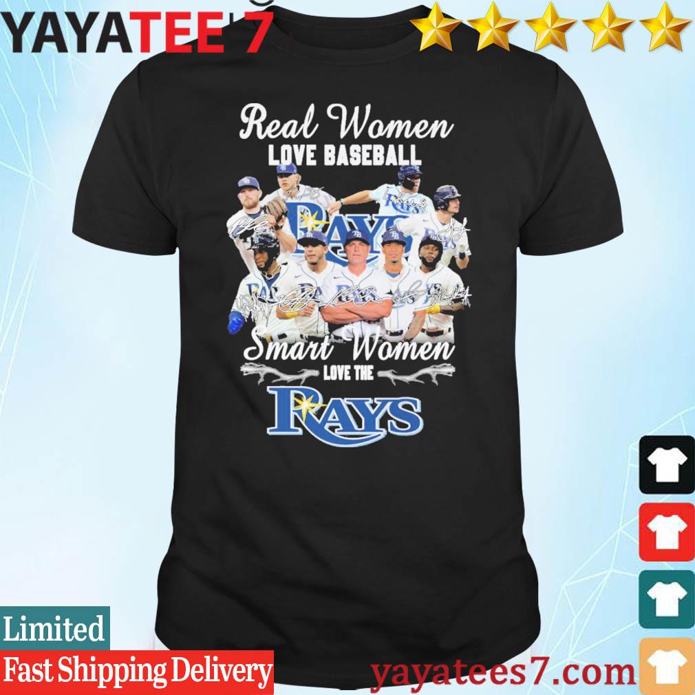 Real Women Love Baseball Smart Women Love The Tampa Bay Rays Abbey Road  Signatures Shirt, hoodie, sweater, long sleeve and tank top