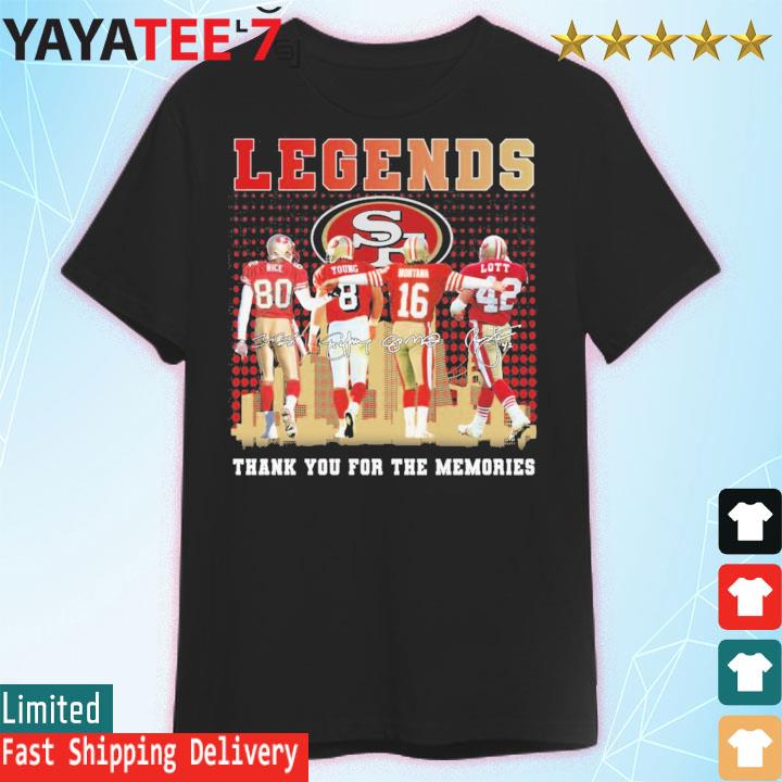 San Francisco 49ers Legends Players 2023 Signatures shirt, hoodie