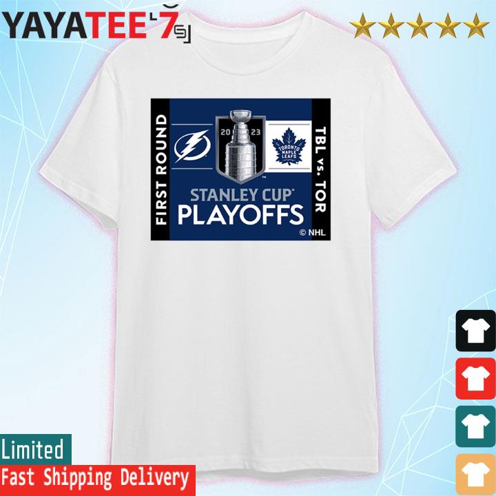 Tampa Bay Lightning vs Toronto Maple Leafs 2023 Stanley Cup Playoffs first  round matchup shirt, hoodie, sweater, long sleeve and tank top