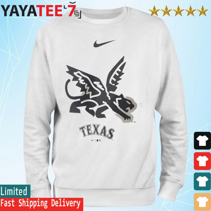 Texas Rangers Nike 2023 City Connect Peagle Logo Shirt