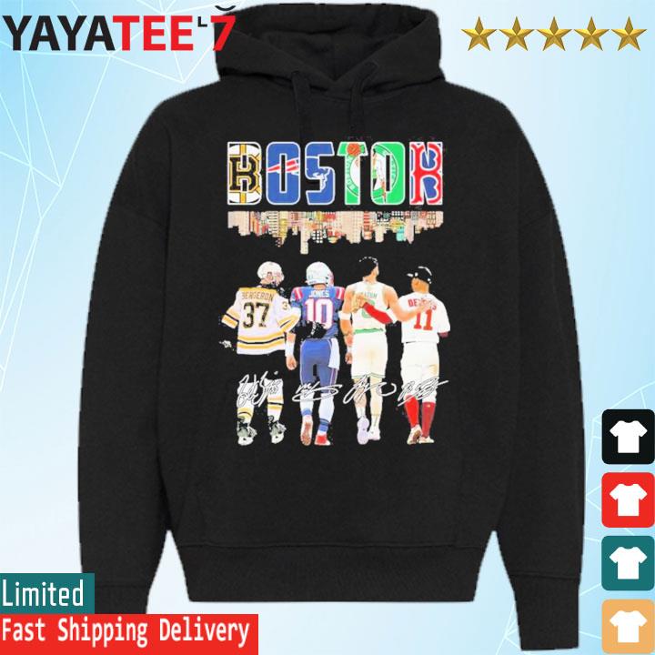 Official Bergeron Jone Tatum And Rafael Devers Shirt Boston Skyline Sport  Teams Players 2023 Shirt, hoodie, sweater, long sleeve and tank top