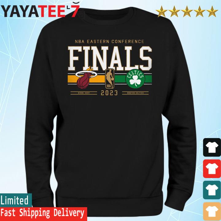 Boston Celtics And Miami Heat Sportiqe 2023 NBA Eastern Conference Finals  Matchup Tri-Blend Fashion T-Shirt - Binteez