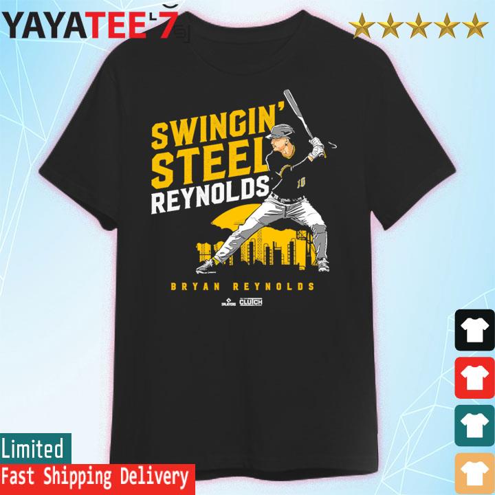 Official bryan reynolds swingin steel bryan reynolds signature baseball T- shirt, hoodie, tank top, sweater and long sleeve t-shirt