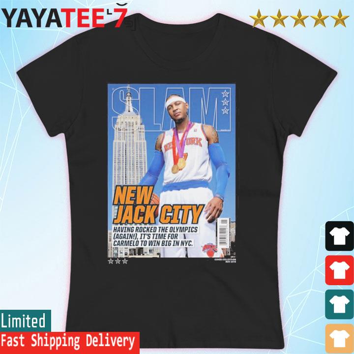 Carmelo anthony best sale slam shirt