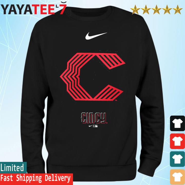 Official Cincinnati Reds Nike 2023 City Connect Large Logo shirt, hoodie,  tank top, sweater and long sleeve t-shirt