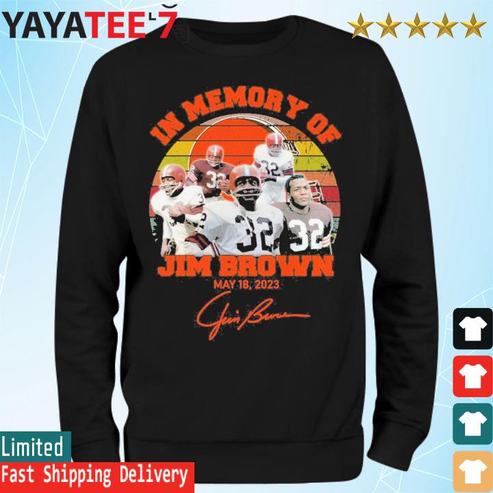 Cleveland Browns In Memory Of Jim Brown May 18 2023 T-Shirt