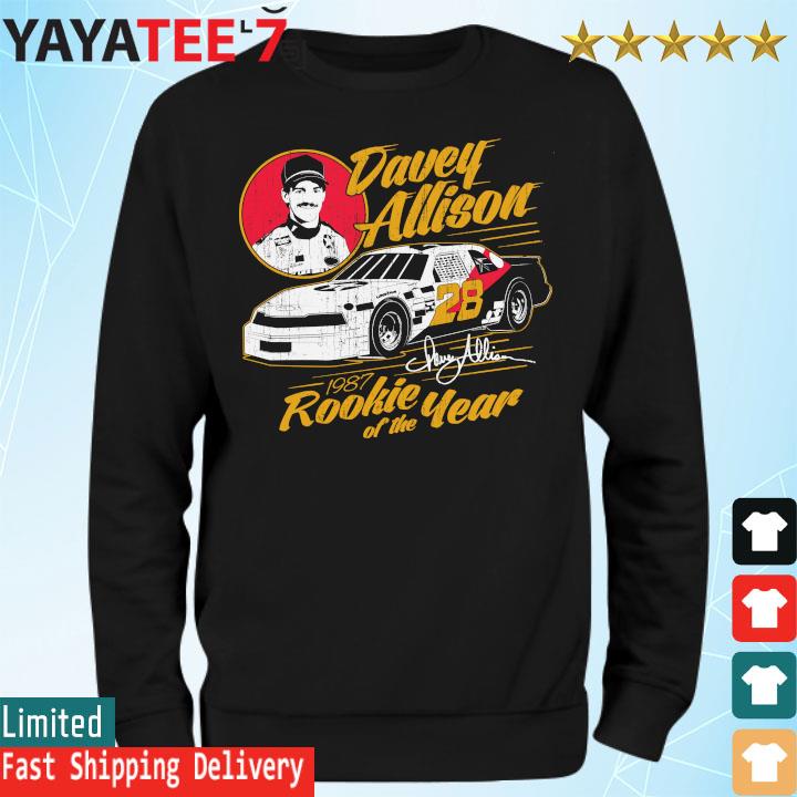 Official davey Allison Rookie of the Year 1987 signature shirt