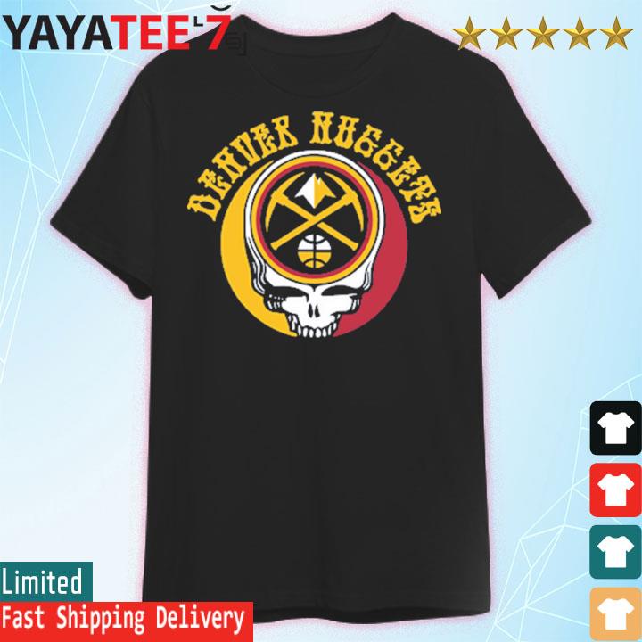 Official Denver Nuggets Grateful Dead Steal Your Face T-Shirt