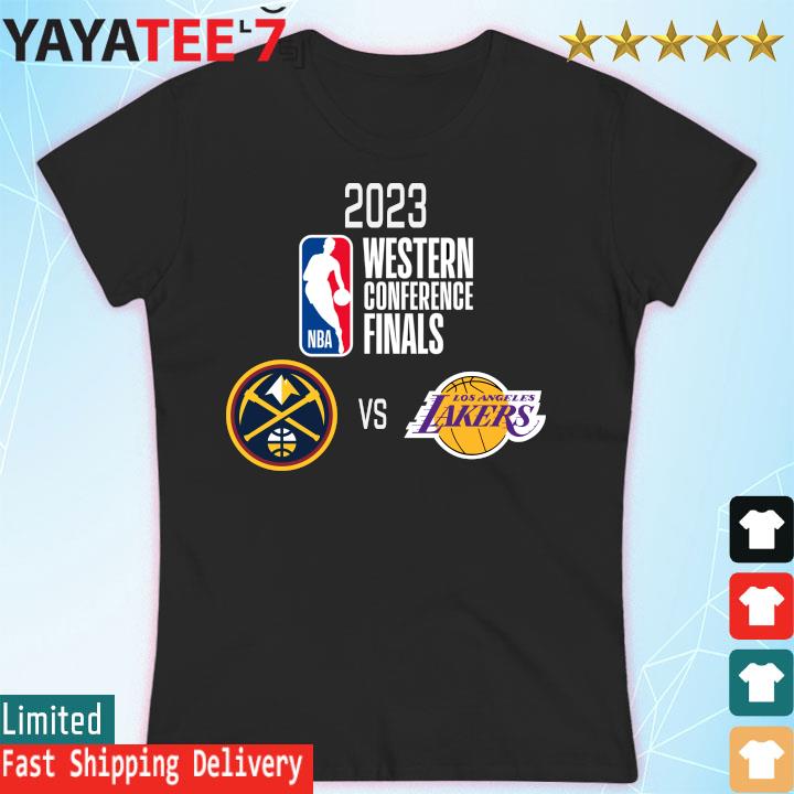 2023 NBA Western Conference Finals Match Up Denver Nuggets Vs La Lakers  Shirt - T-shirts Low Price