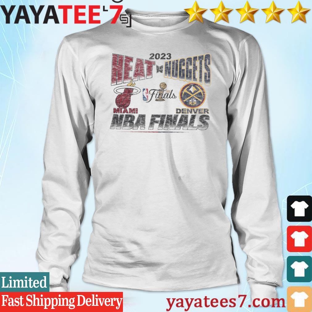 Denver Nuggets vs Miami Heat 2023 NBA Finals shirt, hoodie, longsleeve,  sweatshirt, v-neck tee