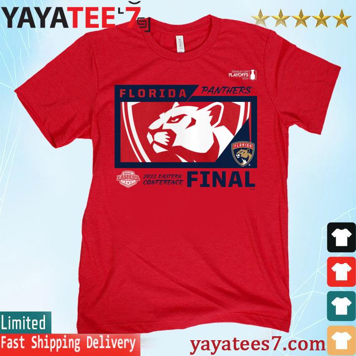 Florida Panthers 2023 Stanley Cup Playoffs Eastern Conference Final Red  T-shirt