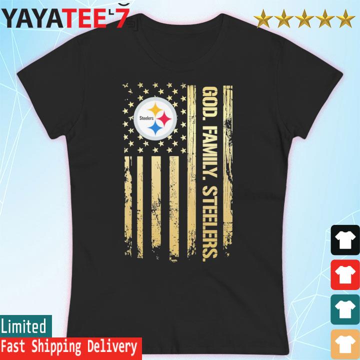 American Flag Best Dad Ever The Pittsburgh Steelers Father T-Shirt