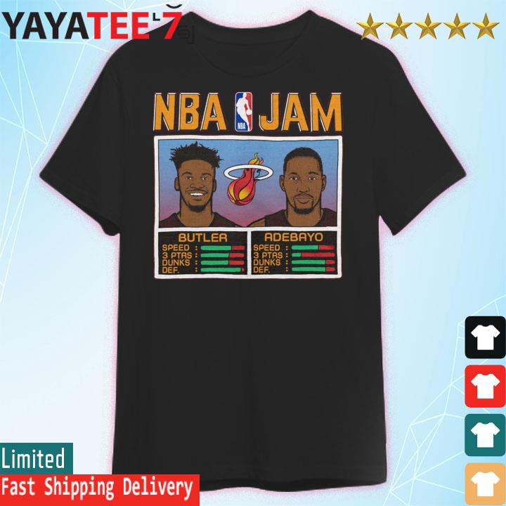 Jimmy Butler And Bam Adebayo Miami Heat NBA Jam Shirt