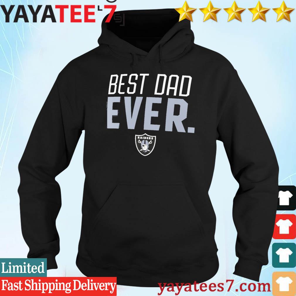 HOT Best Dad Ever NFL Las Vegas Raiders Fathers Day shirt 100% New