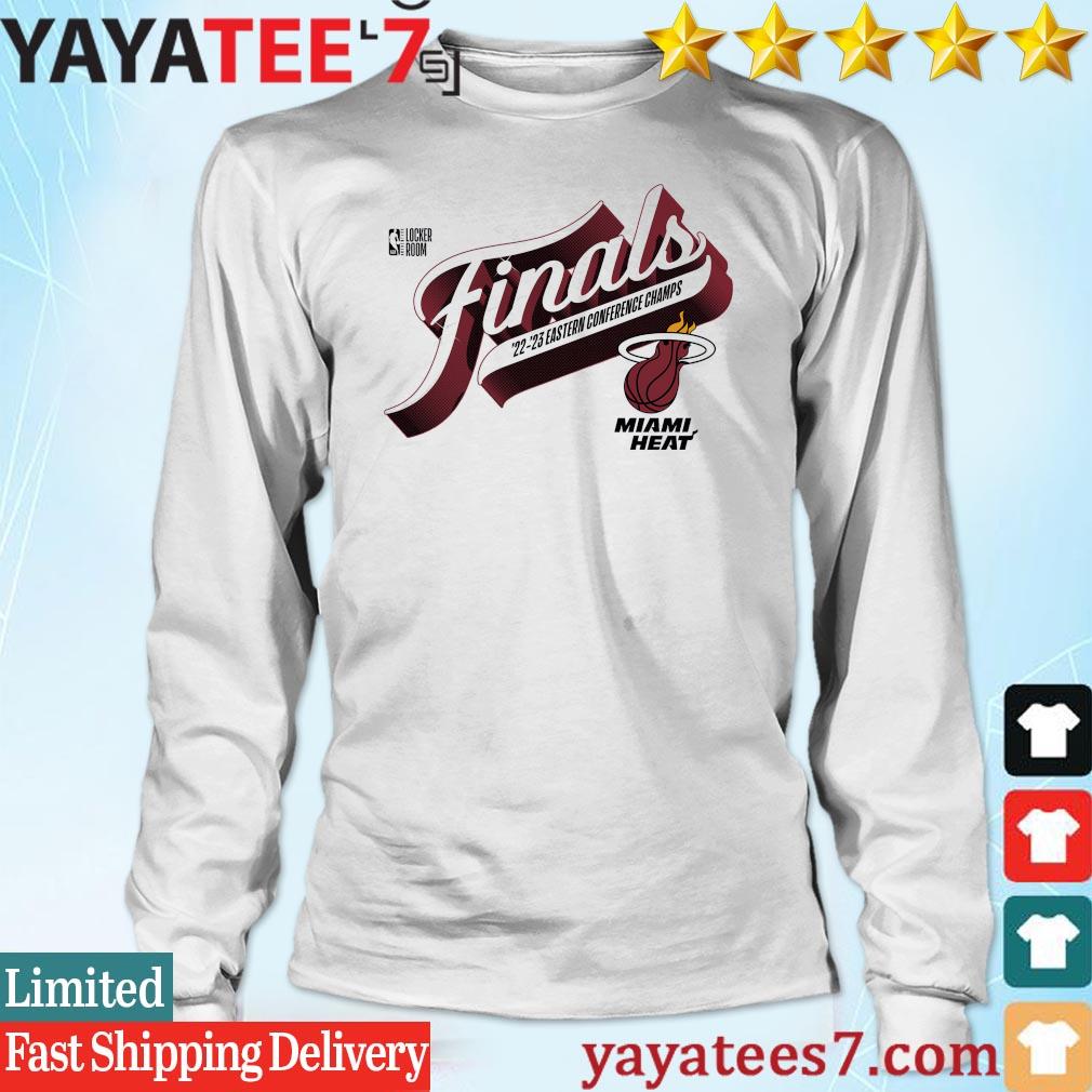 Miami Heat Fanatics Branded 2023 Eastern Conference Champions Locker Room  Big & Tall T-Shirt - White, hoodie, sweater, long sleeve and tank top