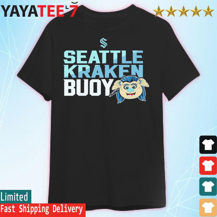 Official Seattle Kraken Mascot Head T-Shirt, hoodie, sweater, long