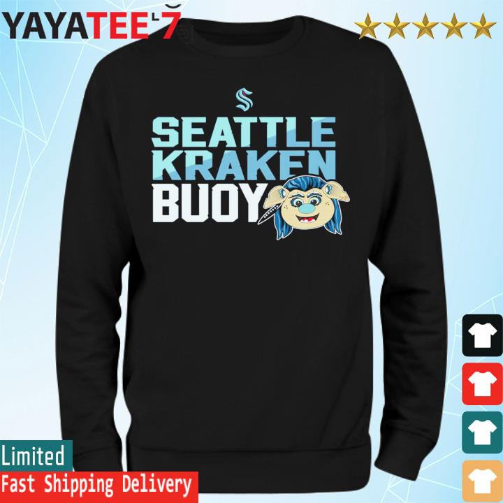 Official Awesome Seattle kraken mascot head buoy T-shirt, hoodie