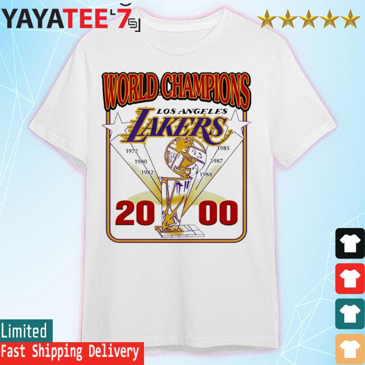 World Champions Los Angeles Lakers 2000 Vintage Shirt