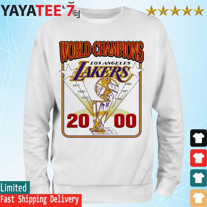 World Champions Los Angeles Lakers 2000 shirt, hoodie, longsleeve