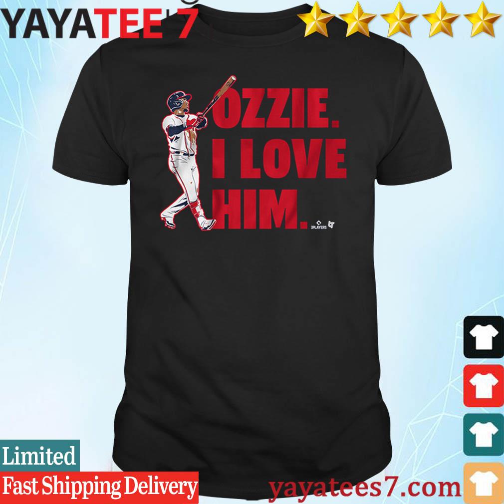 Atlanta Braves Ozzie Albies Ozzie I Love Him Shirt, hoodie