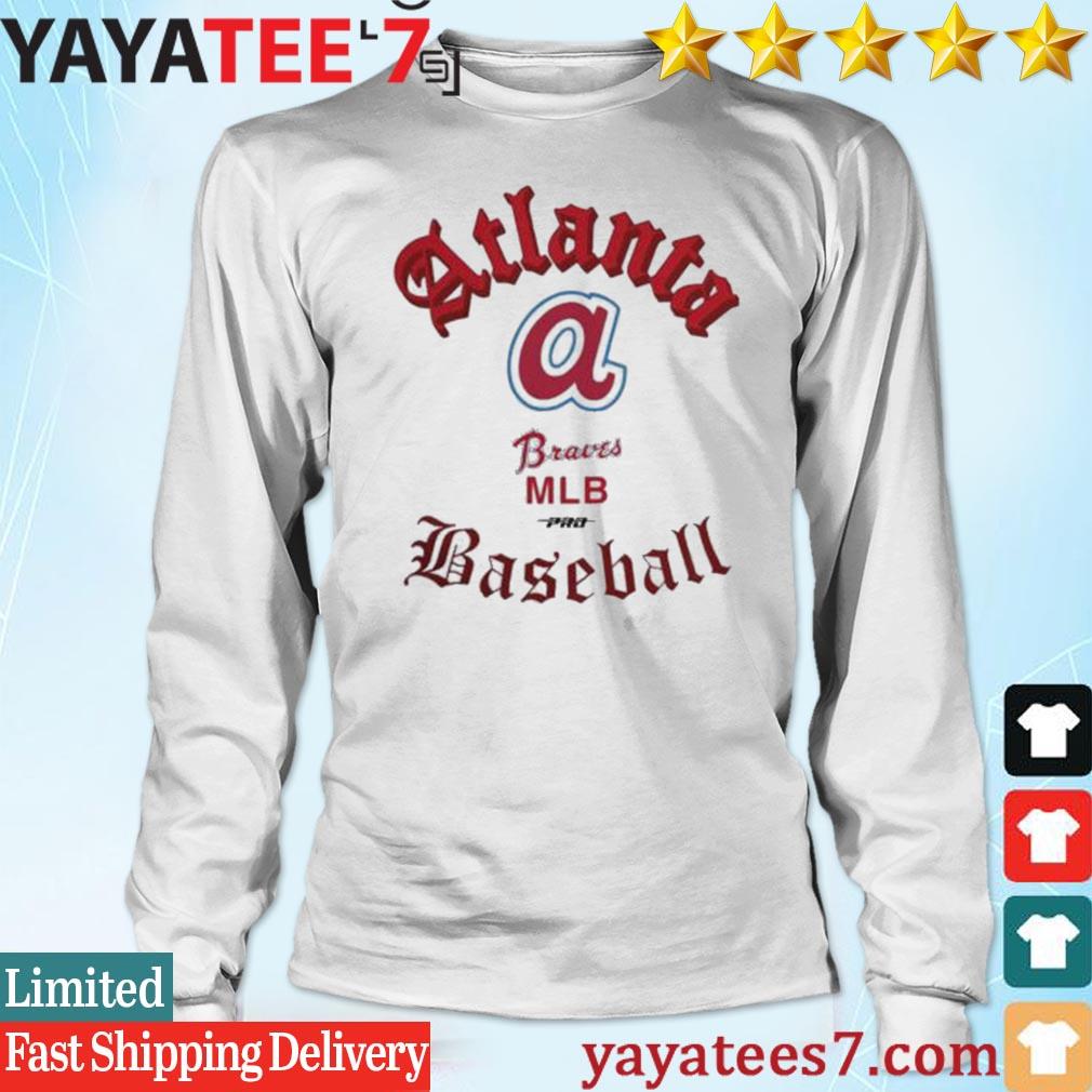 Atlanta Braves Pro Standard Cream Cooperstown Collection Old English  Pullover Shirt, hoodie, sweater, long sleeve and tank top